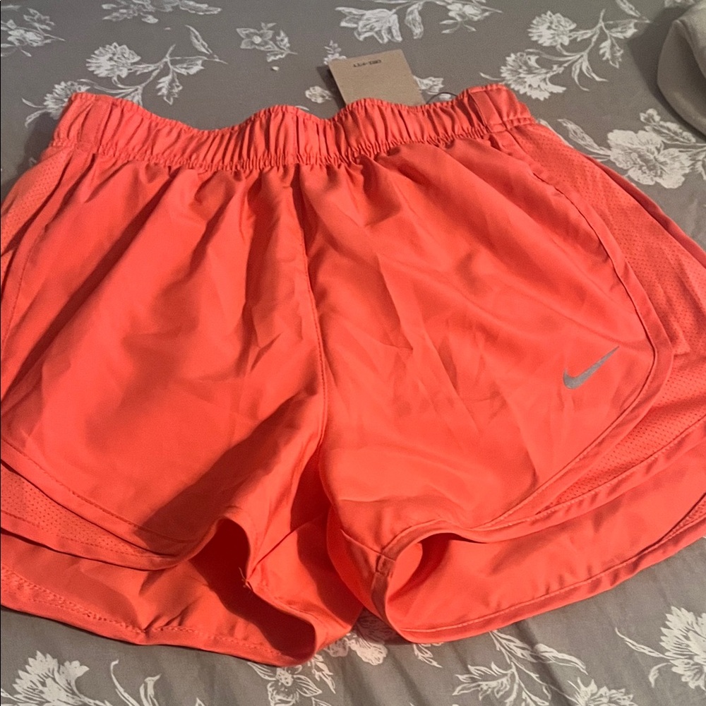 Nike Women's Bright Coral Athletic Shorts